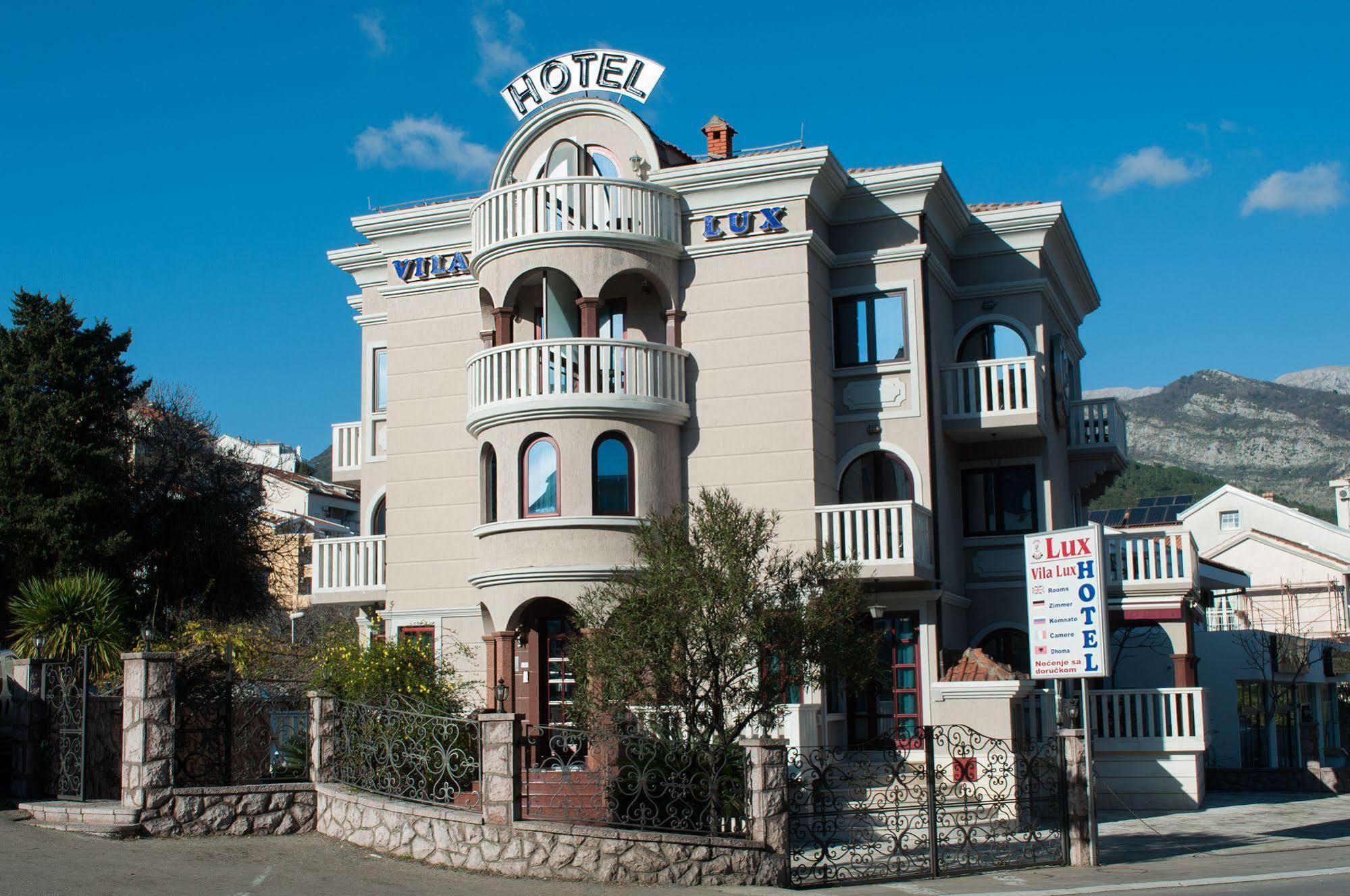 Hotel Vila Lux Budva Exterior photo